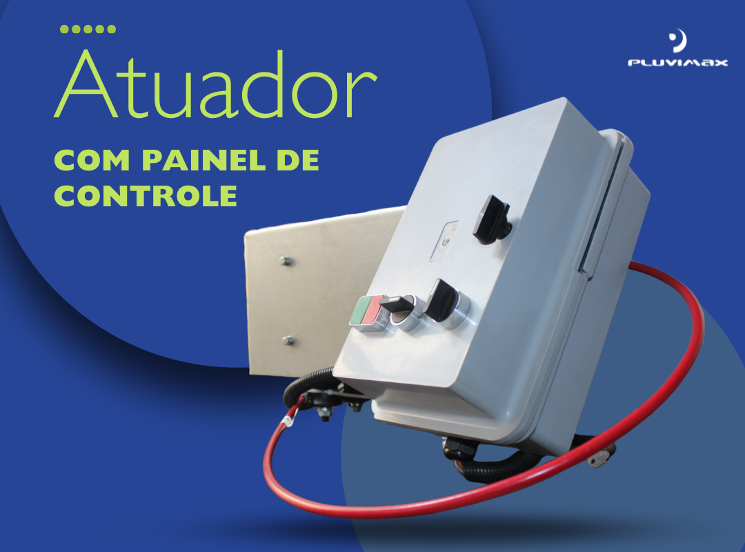 Atuador Elétrico Universal com Painel Controlador