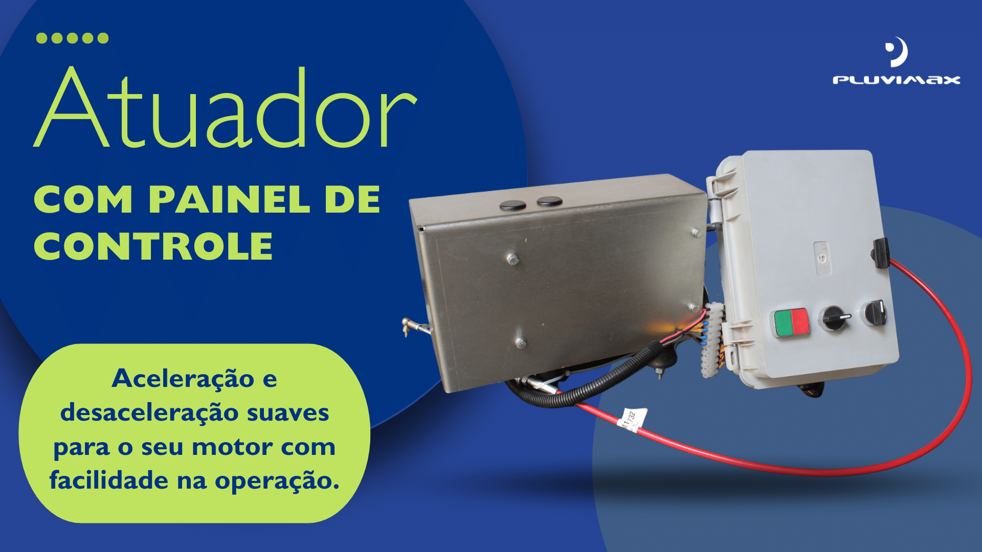 Atuador Elétrico Universal com Painel Controlador - Imagem 2